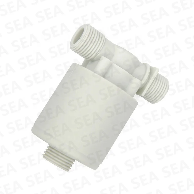 SEA FQF-02 Plastic POM Float Ball Valve With Solid Magnet Ball Ball Valve For Water Tank Water Tower