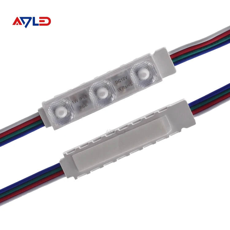 Ultimate Design 1W 12V RGB LED Module with 175 Beam Angle IP68 SMD2835 Chip and DC12V Voltage UL Certified for Advertising Signs