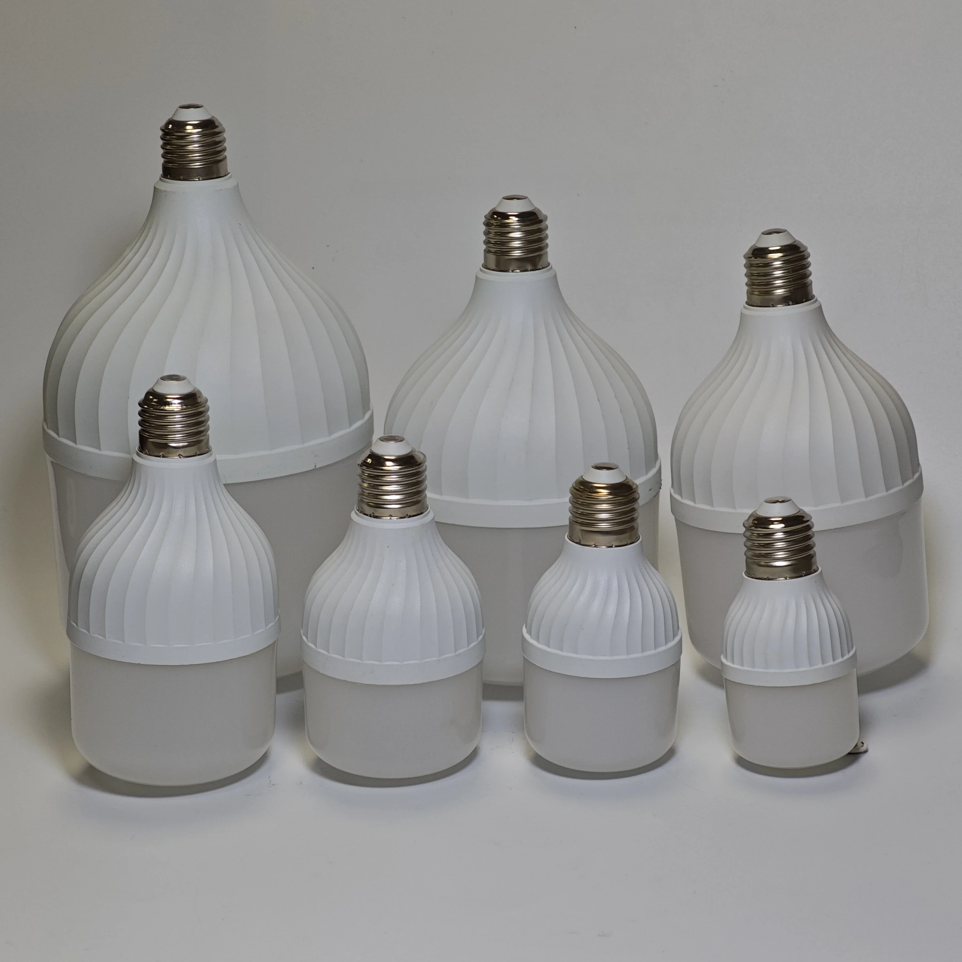 Супер холодная Белая теплая белая Т-образная лампа 5 Вт 9 13 18 28 38 48 60 B22 E27 Pp + Алюминиевая СВЕТОДИОДНАЯ Лампа