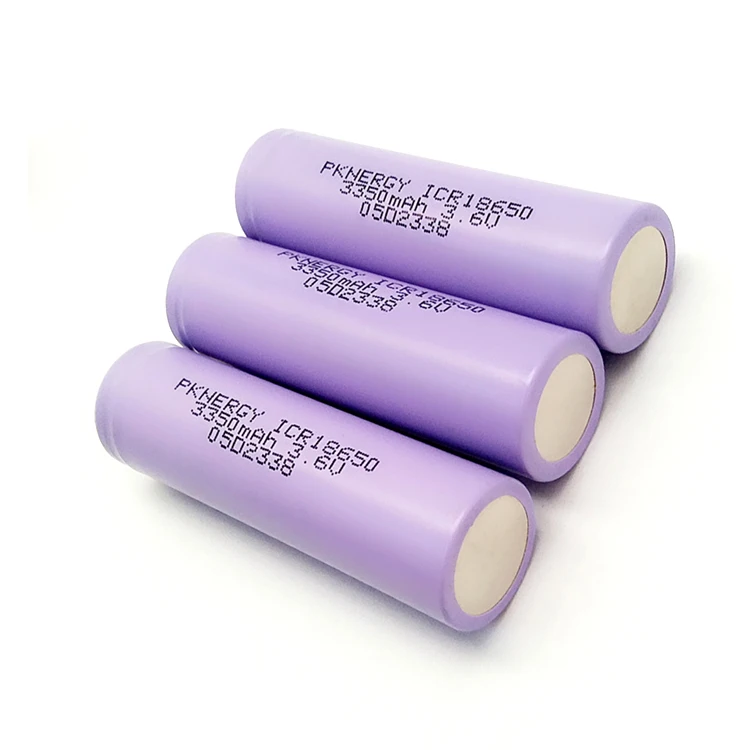 PKNERGY 3C Discharge High Power 3.7v 2600mAh 3000mAh 3350mAh Li-ion 18650 Rechargeable Battery for Security product