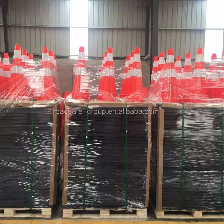 36inch 90cm Durable safety pvc traffic cone with base