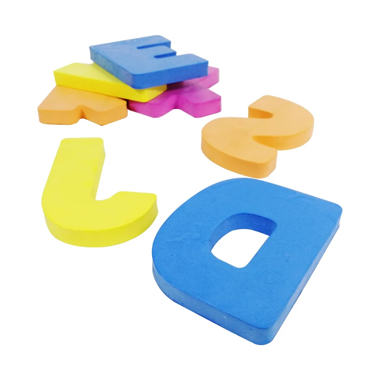Amazon Hot Sale Animal Safety Non-toxic Educational Eva Small Alphabet Numbers Foam Bath Toys for Infant