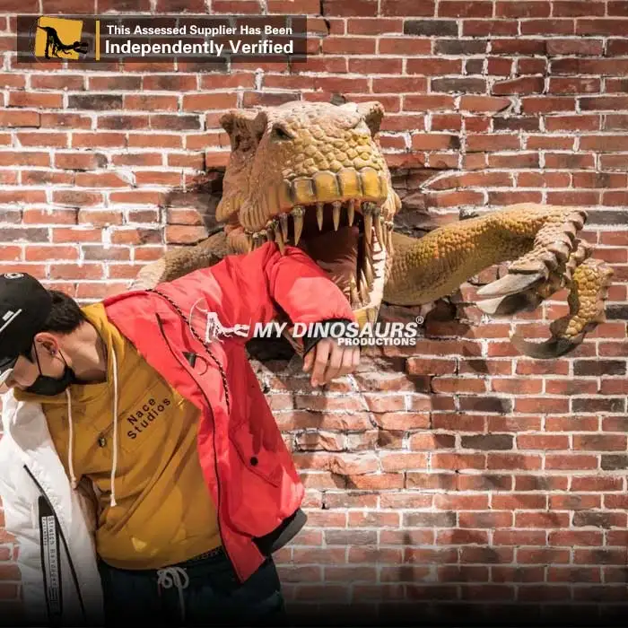  Настенная декоративная голова динозавра MY Dino AD555 для комнаты