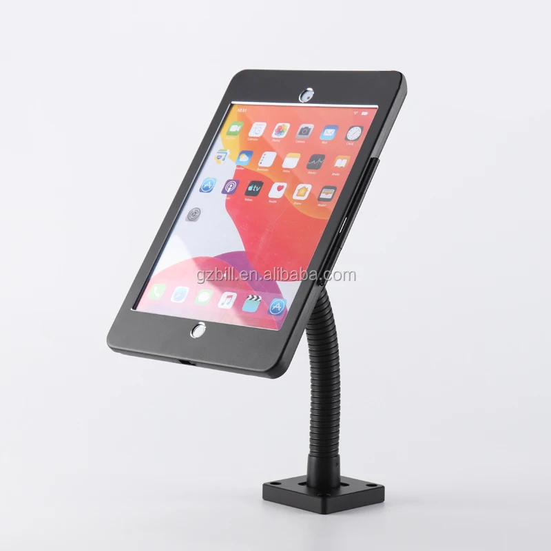  Для iPad 10 2 дюймов безопасное крепление дисплей Настольный держатель с гибкой гусиной шеей для ресторана меню