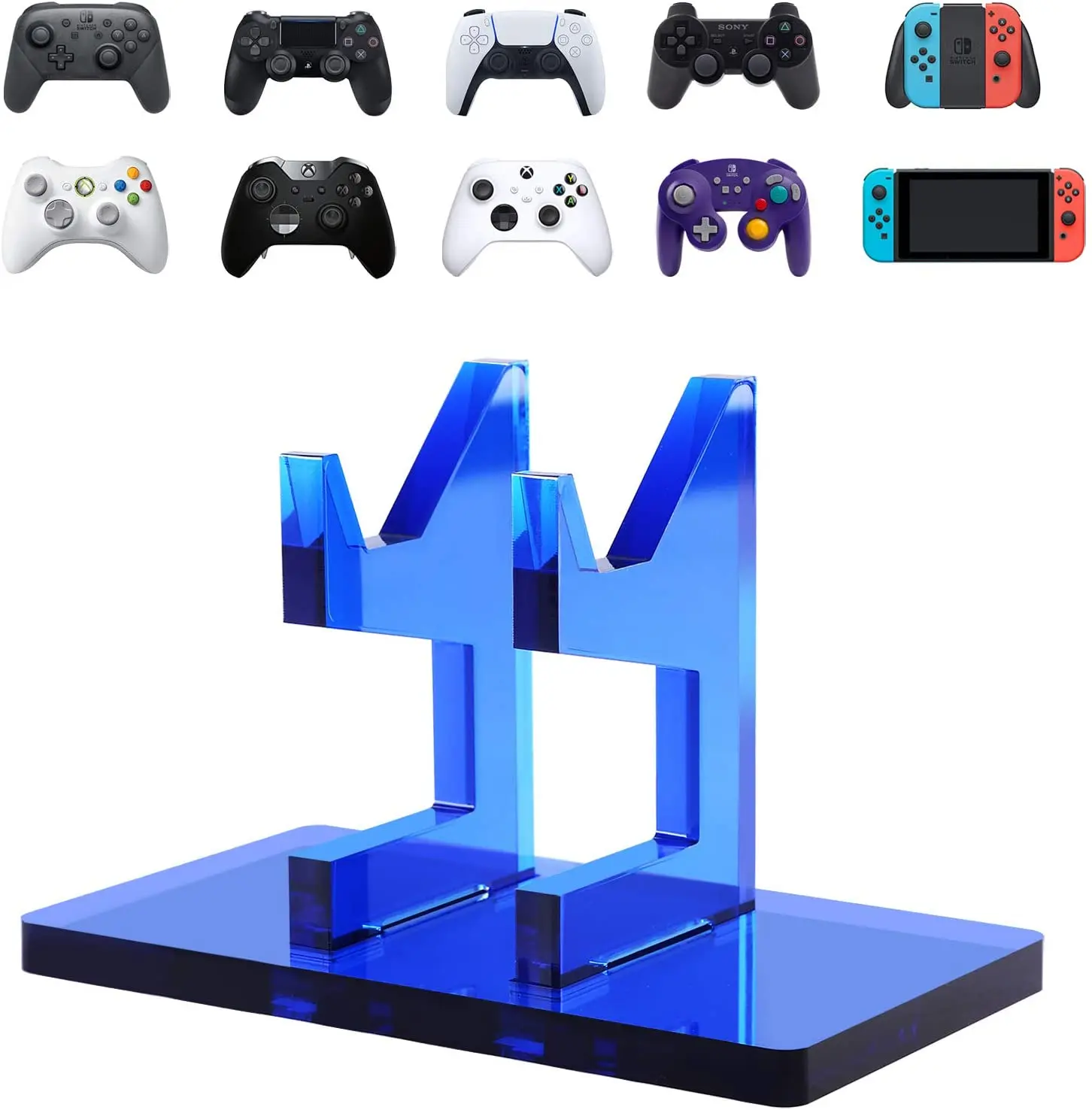 Акриловый Универсальный держатель для игрового контроллера подставка Xbox ONE PS4 PS5 STEAM Switch универсальный игровой контроллер ПК