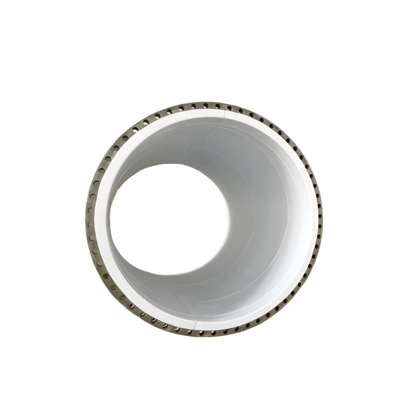 Lined Ptfe Pipe With Carbon Steel Lining For Chemical Industry Casting Technique