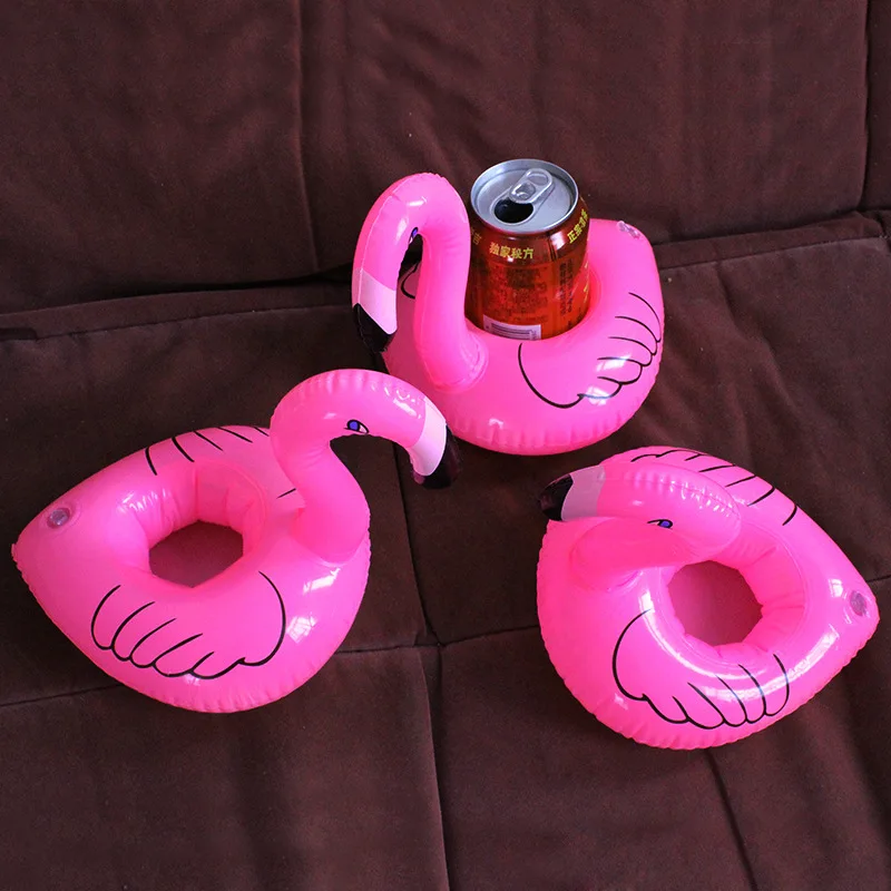 Inflatable Water Cup Holder Swimming Pool Drinks Floating Beer Wine Glass Holder Mini Air Float for Party Cup Holder