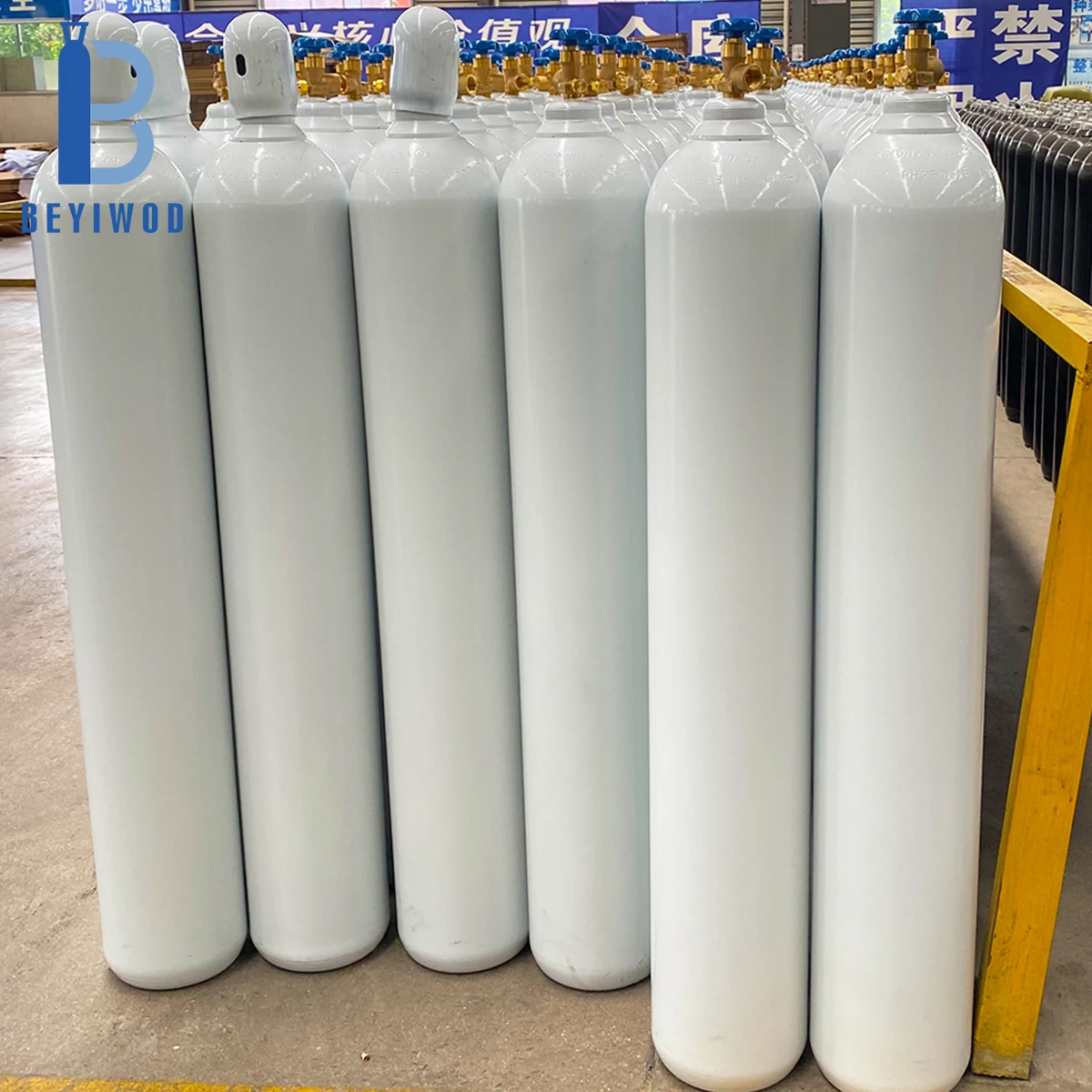 ISO standard Welding Cylinder Tank  50L 60L 200bar nitrogen gas cylinder with QF-2 valve
