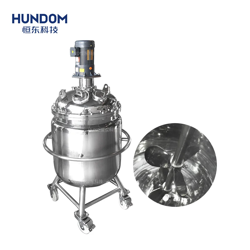Stainless Steel Fertilizer detergent liquid homogenizing machine/Liquid chemical solvent mixer/Mixing heating machine
