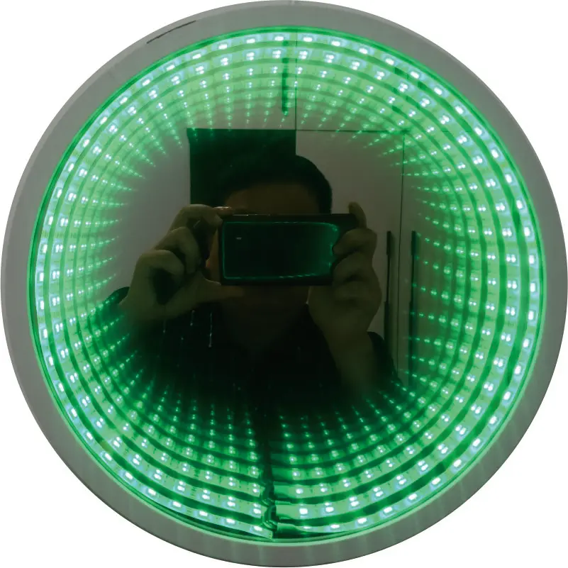 Hot selling tunnel wall infinity mirror illusion with low price
