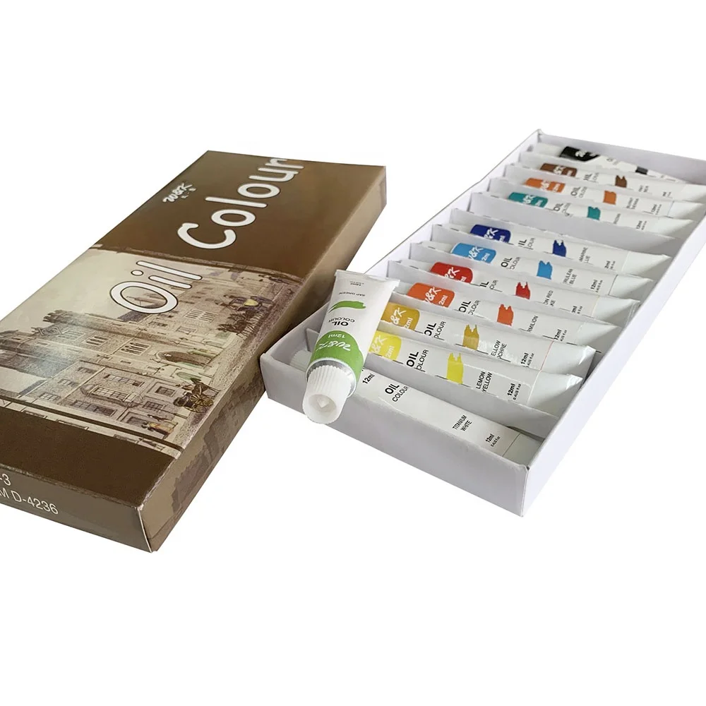 12ml Quality Bulk Artist Kids Oil Colour Painting for