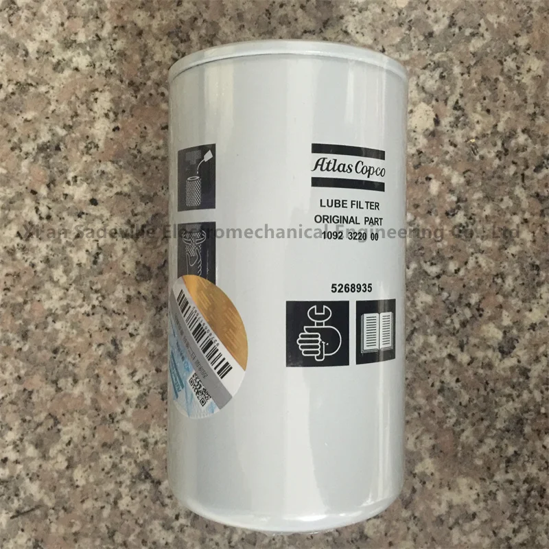 Genuine Atlas Copco engine oil filter Atlas Copco oil filter 1092322000 Atlas air compressor filter element