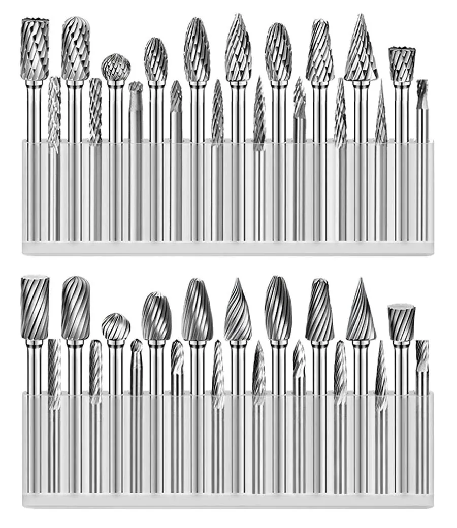 Factory  sell All size carbide rotary burr tungsten carbide burr carbide burr set for steel iron