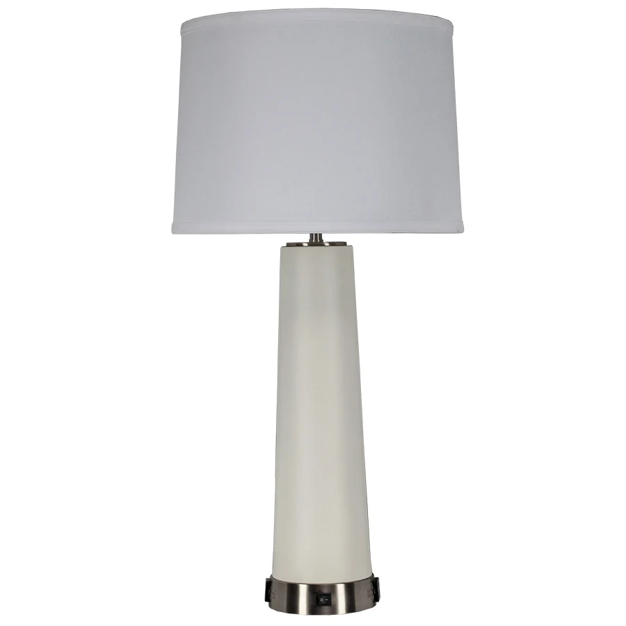 china table lamp ceramic white tube table lamp table lamps for sale