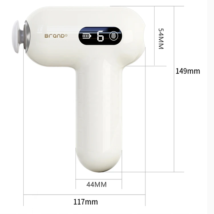 Wholesale Touch Screen Electric Impulse Mini Deep Tissue Massage Gun Professional Massage Gun