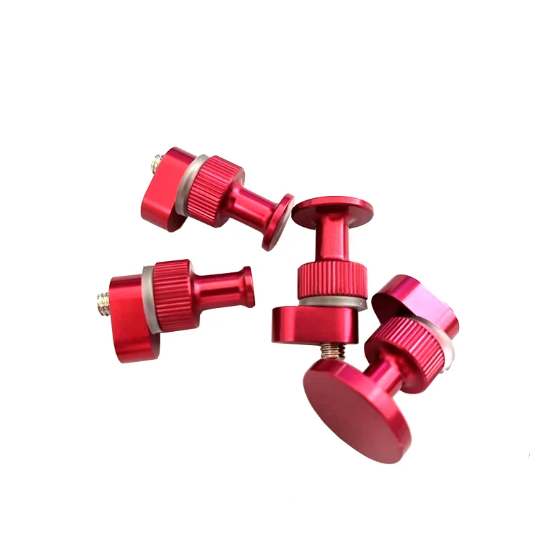 4PCS Aluminum  Alloy Glue Tabs Hail Dent Slide Hammer Accessory Auto Body Repair Tool Paintless Hail Dent Removal Tool Car