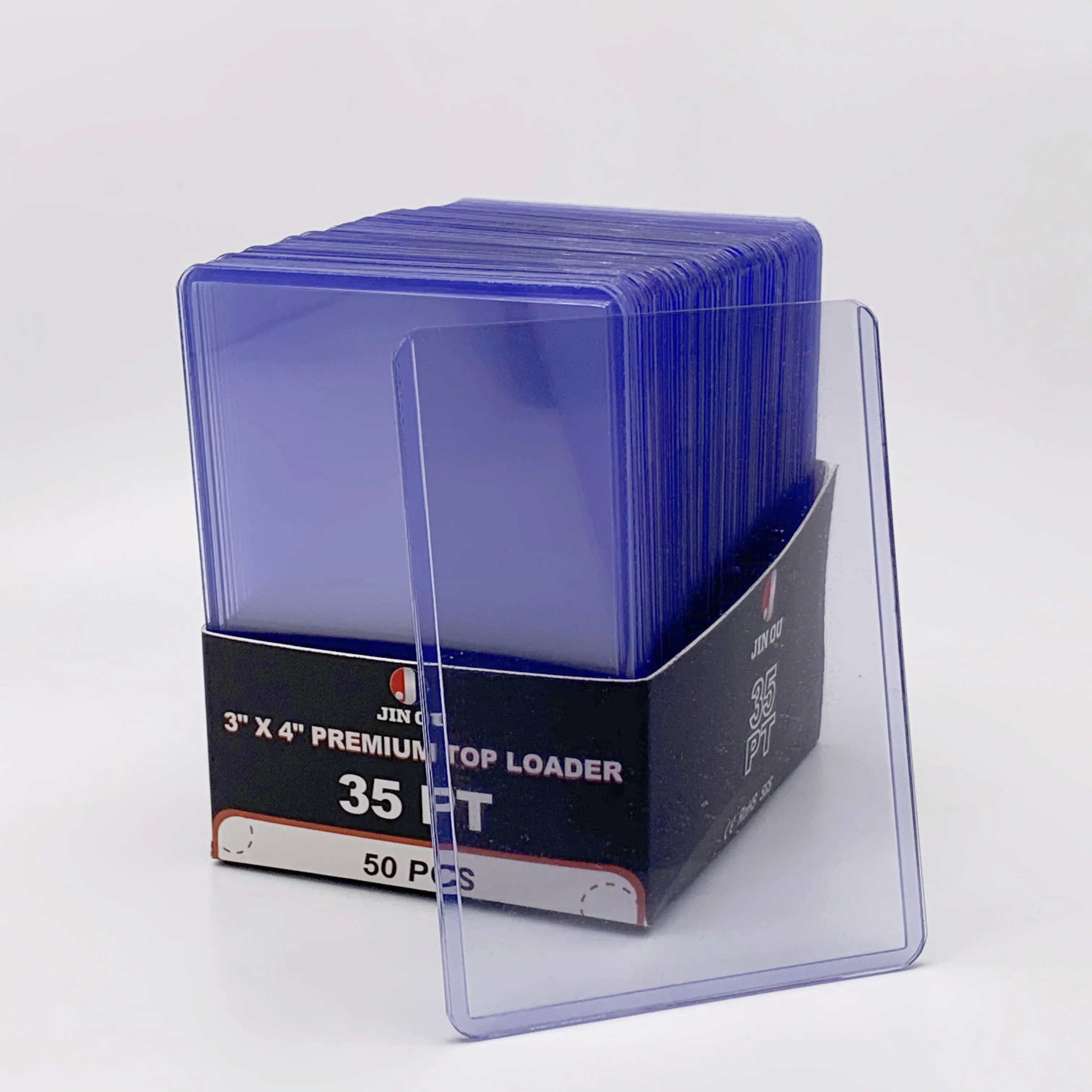 50 шт. в упаковке прозрачный стандартный размер мягкий ПВХ детские бейсбольные карты Toploader JO KY 01 (1600390155574)