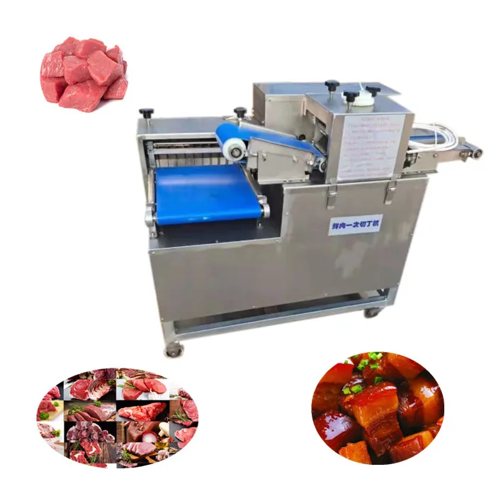 commercial automatic fresh meat cube cutting machine chicken breast	beef steak goat meat slicer/dicer	frozen meat dicer machine