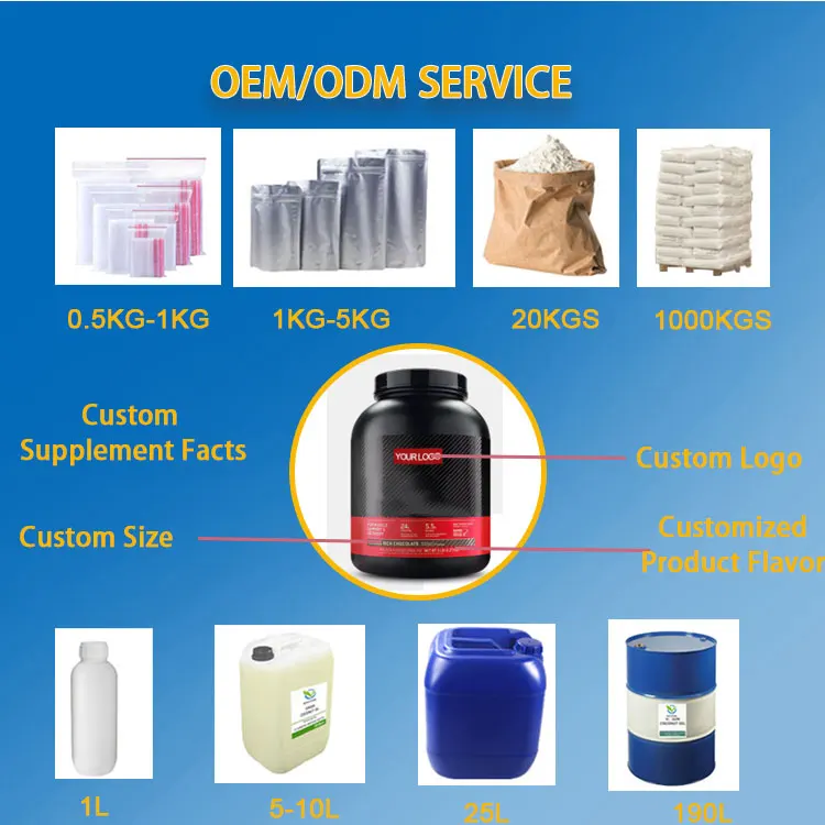 Collagen Peptides Poudre Bulk Hydrolyzed Bovine Collagen Peptide Powder