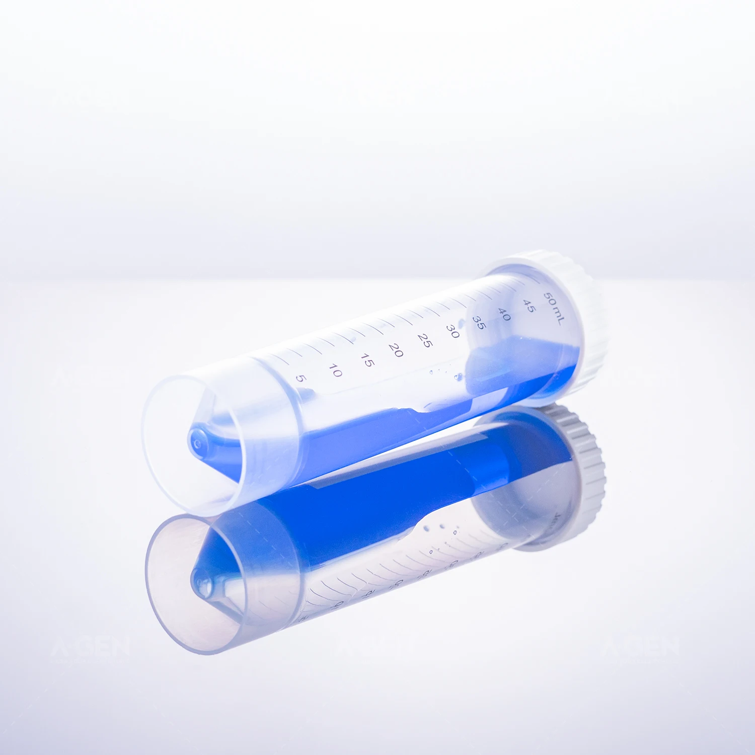 Центрифужная трубка 50 мл со стоячим коническим V-образным дном и градуировкой
