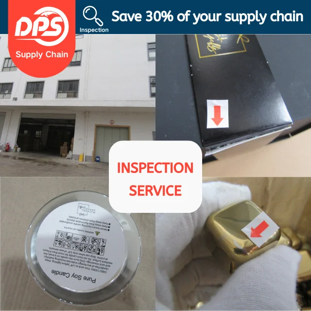 Third Party 100% Quality Control Service Whiskey Candle pre-shipment Inspection Service