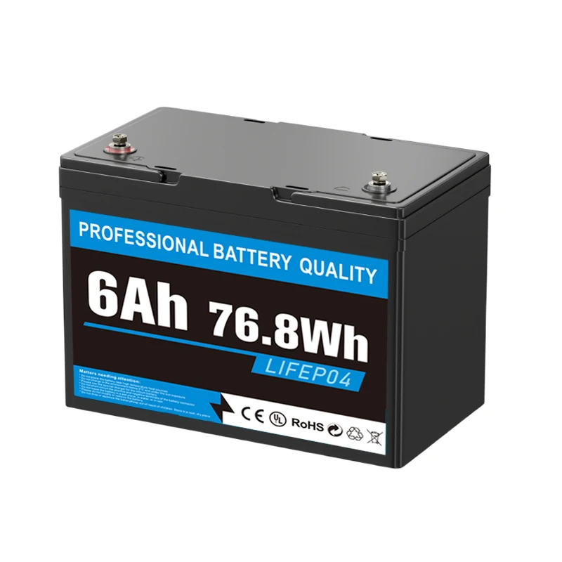 Фабрика Китая аккумуляторы 12v 6Ah Солнечная литиевая батарея