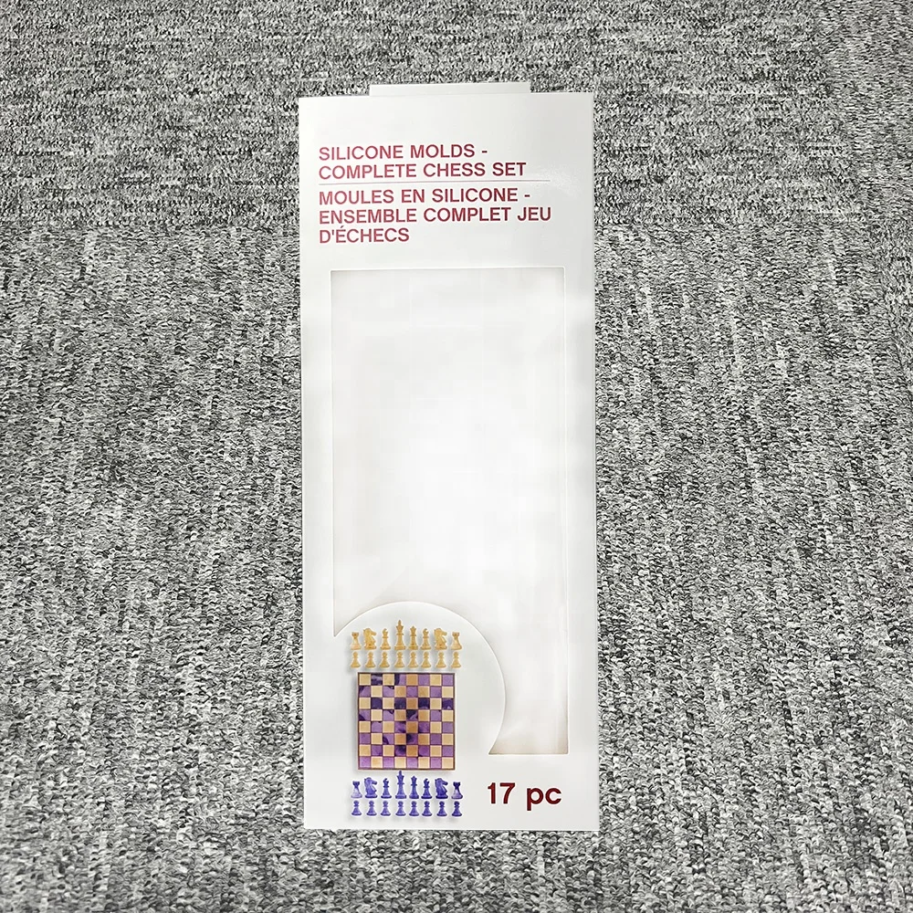 Epoxy Resin Chess set DIY crafts kit Silicone mold Make your own chess toys kit