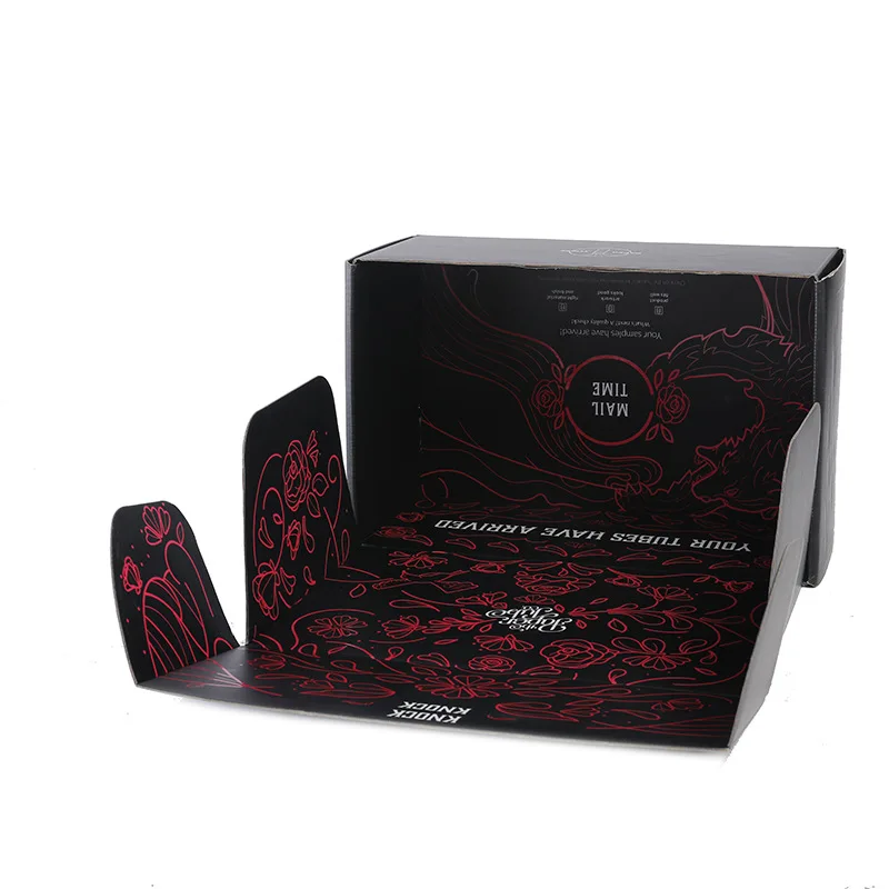 
Custom Luxury Cardboard Paper Garment Clothing Apparel Gift Black Packaging Box 