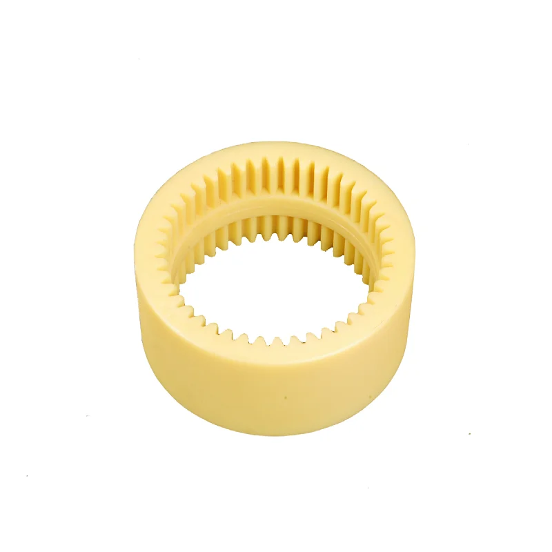 Customized Size Nylon Sleeve Gear shaft Coupling Internal tooth connector for Curved tooth oil pump motor coupling