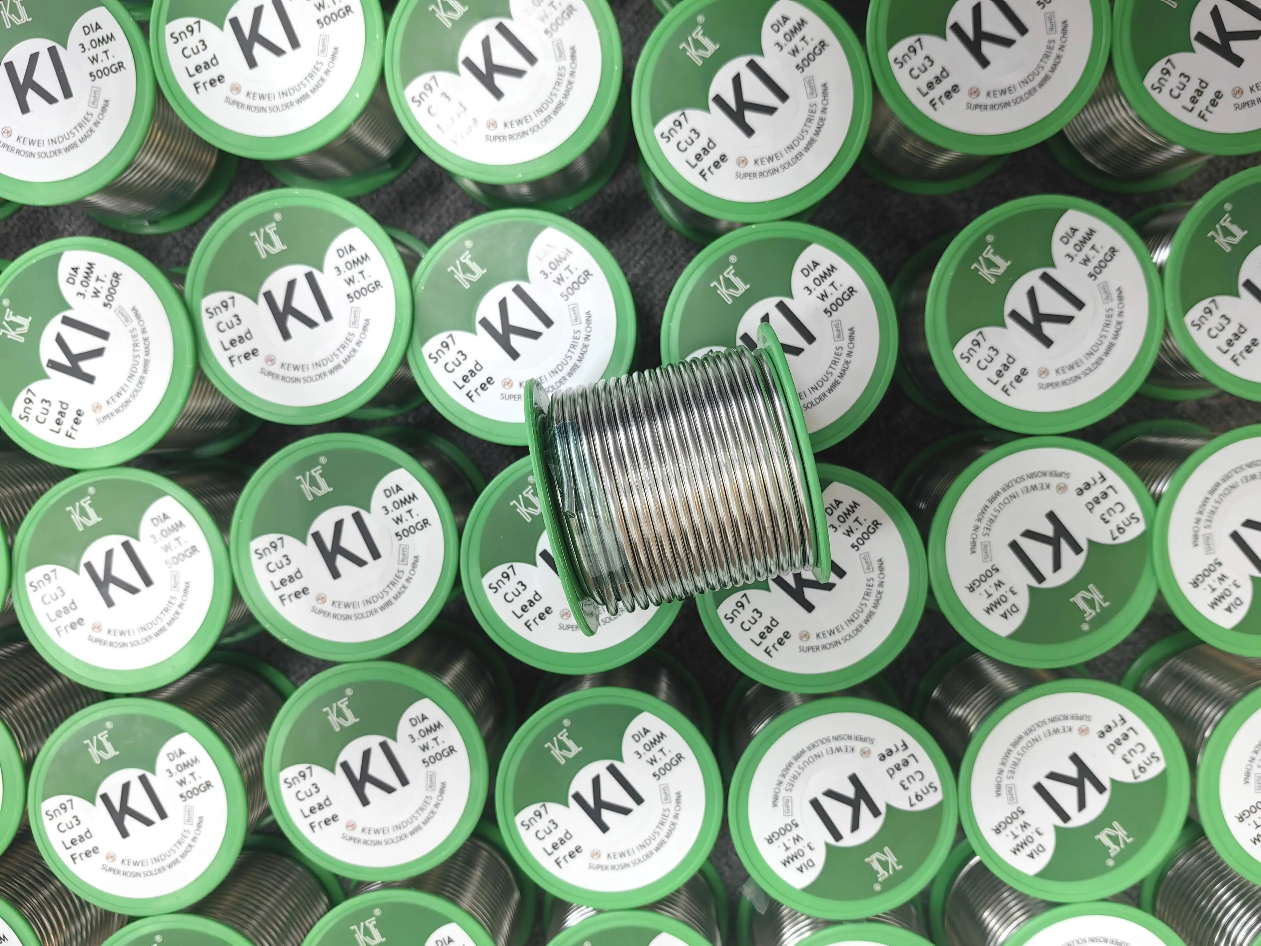 Soldering Wire 97% Tin 3% Copper Lead Free Solid Core Solder Wire Sn97Cu3 2.0mm 3.0mm