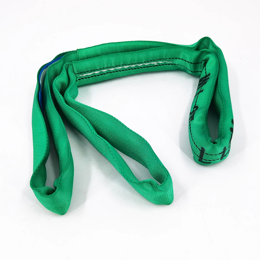 100% Polyester round Soft sling Endless webbing sling Lifting 2T SF 6:1 7:1