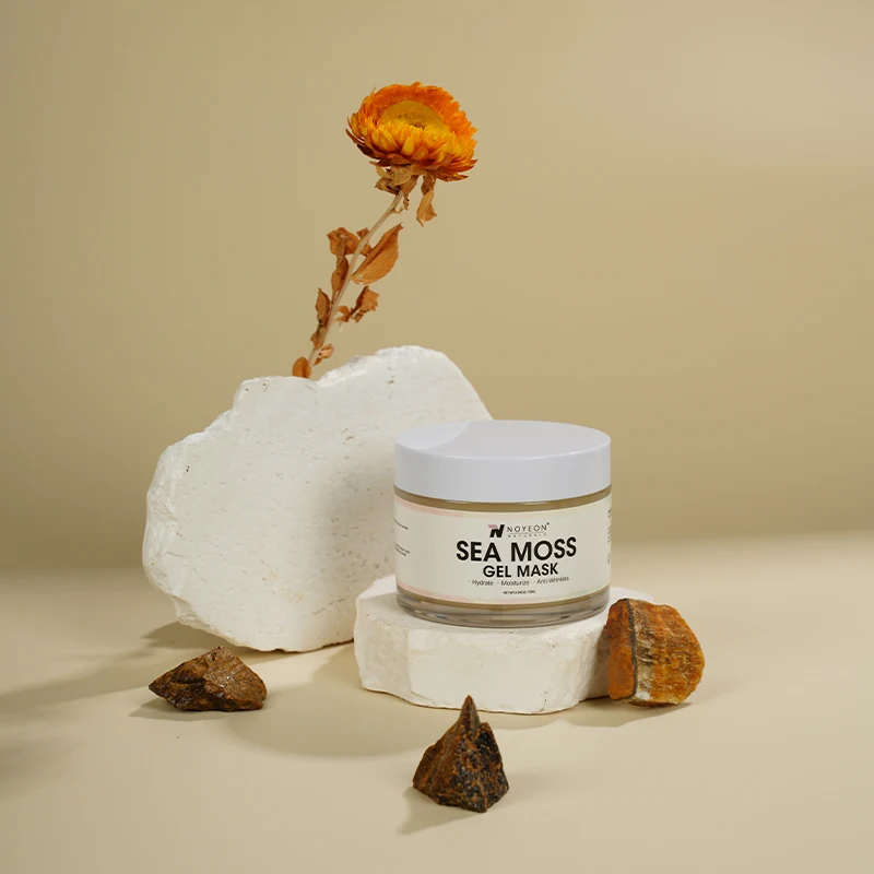 LOW MOQ high quality skincare facial sea moss facial gel mask