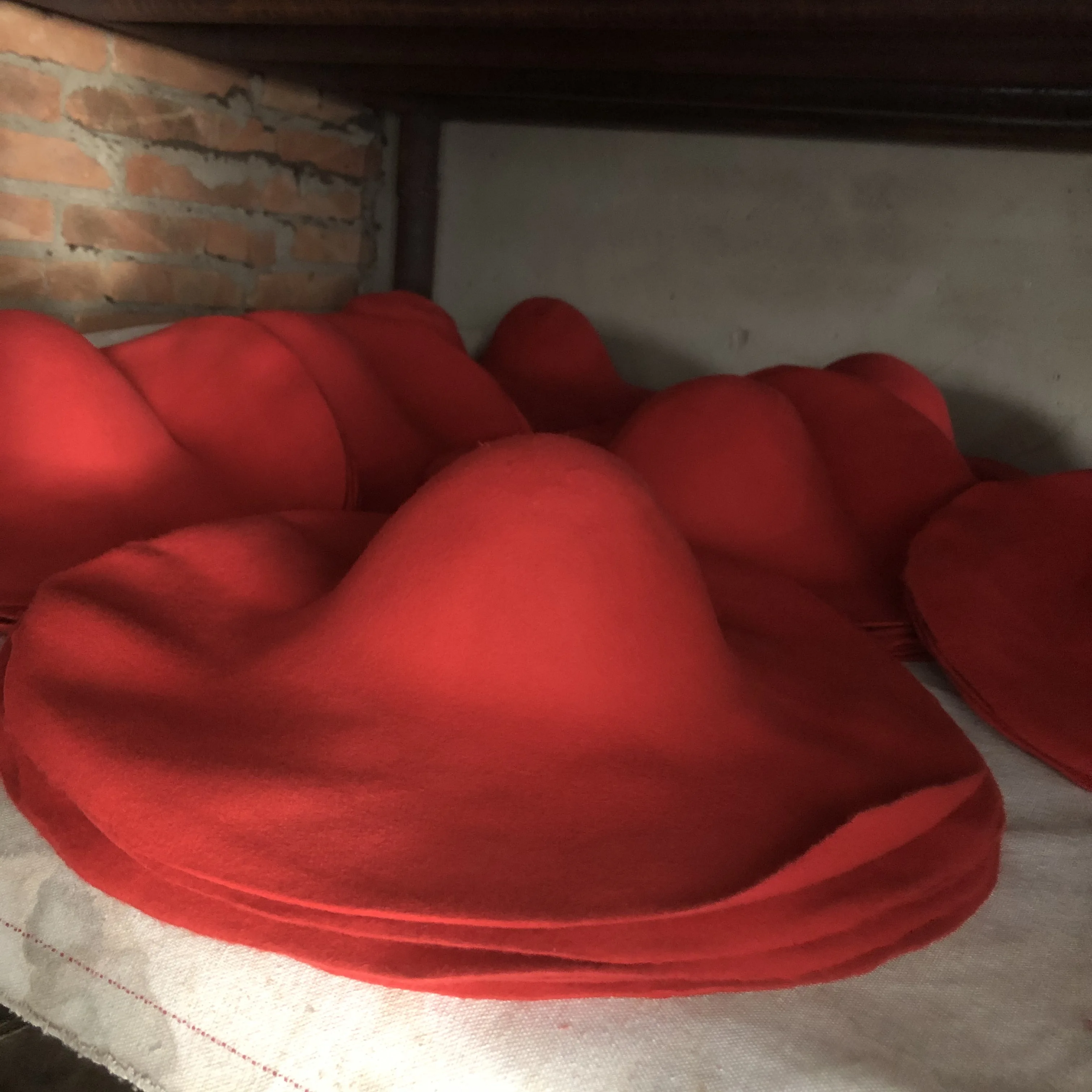 Pantone colors  wool felt capeline, 100% wool felt hat bodies in cone capeline shape