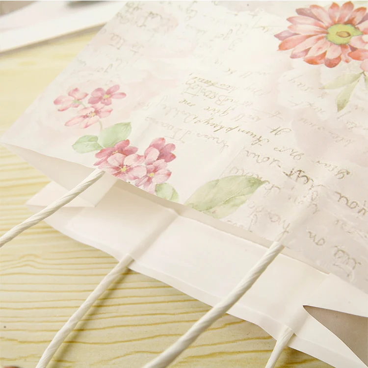 
hot seller eco-friendly machine made kraft paper carrier bag wholesales manufacturer 