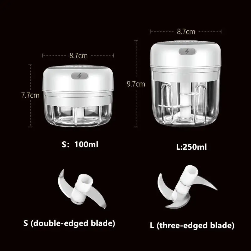 portable wireless electric mini storage container garli cnutmeg wasabi grater zester chopper