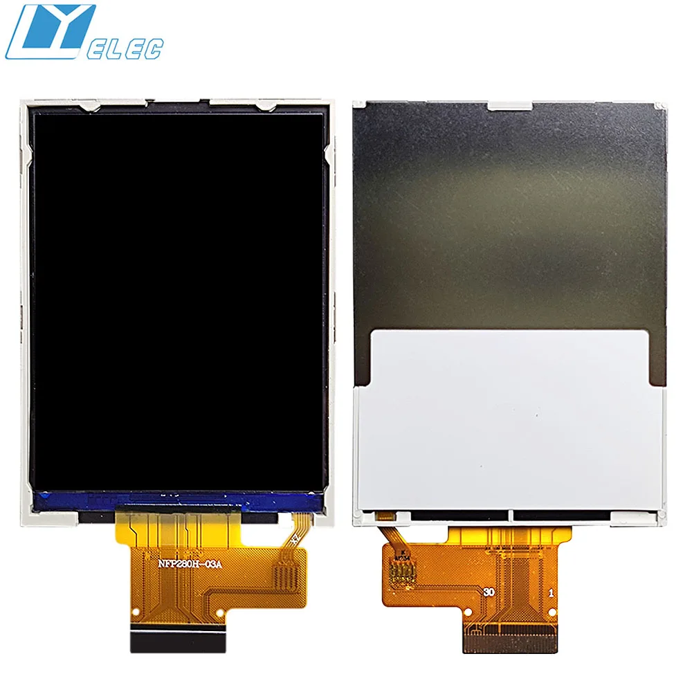 2.8 Inch 240x320 Resolution TFT Color Screen All View Direction MCU 16 bit Interface NFP280C-02A 30 Pins LCD Display Panel