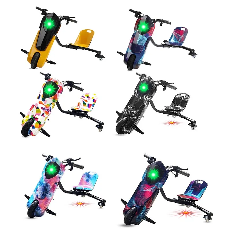 3 wheels scooter drifting electric drift scooter kids kick scooters