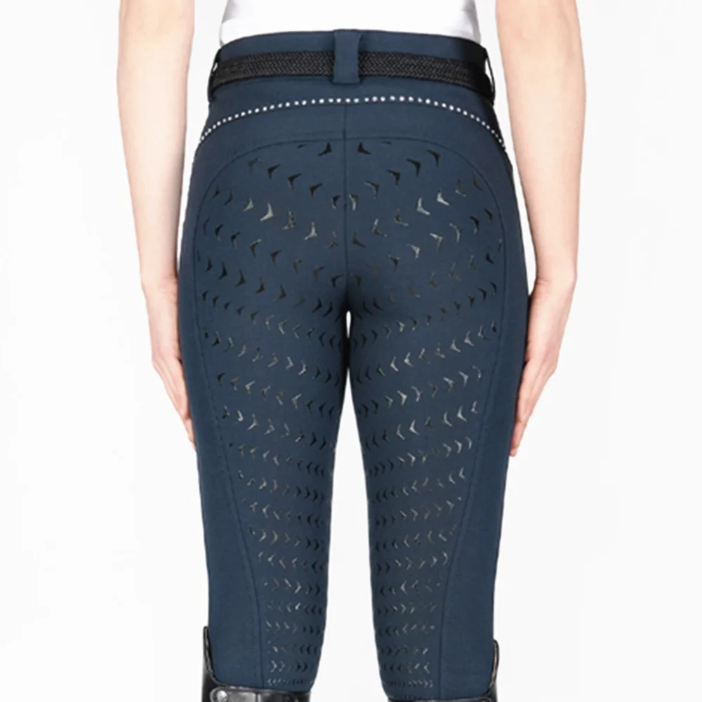 ladies winter women high waisted quality competition girls full seat silicone horse equestrian riding breeches