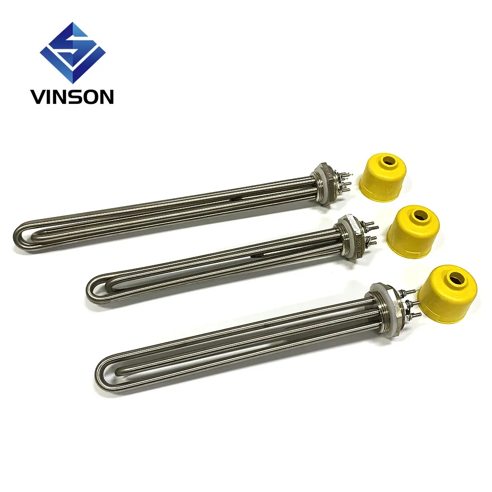 Нагревательный элемент для электрического водонагревателя 220 В 380 3 кВт 6 9 12 15 погружной трубчатый нагревательный постоянного тока с 1 5 дюймовым BSP/NPT