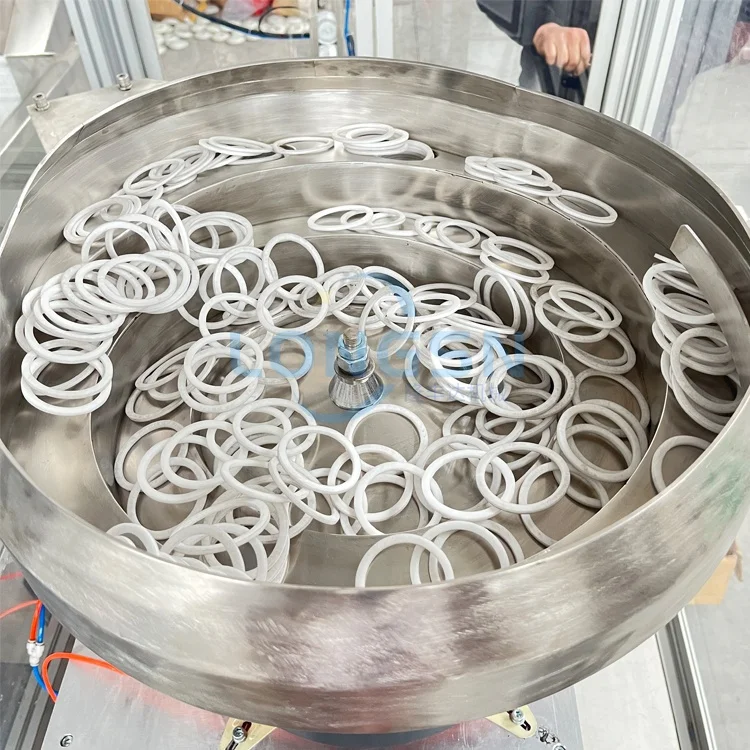 Customize fully automatic plastic jerrycan cover assembly plastic parts assemble foam seal ring inserting cap machine