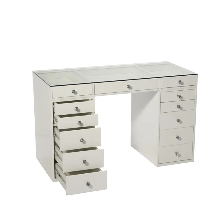 ILUMAY makeup vanity dressing table with lighted mirror