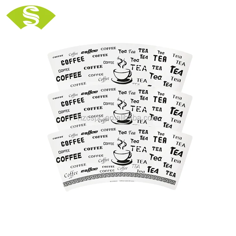 
Food grade standard sanitary safe paper cup fan paper cup forming piece 