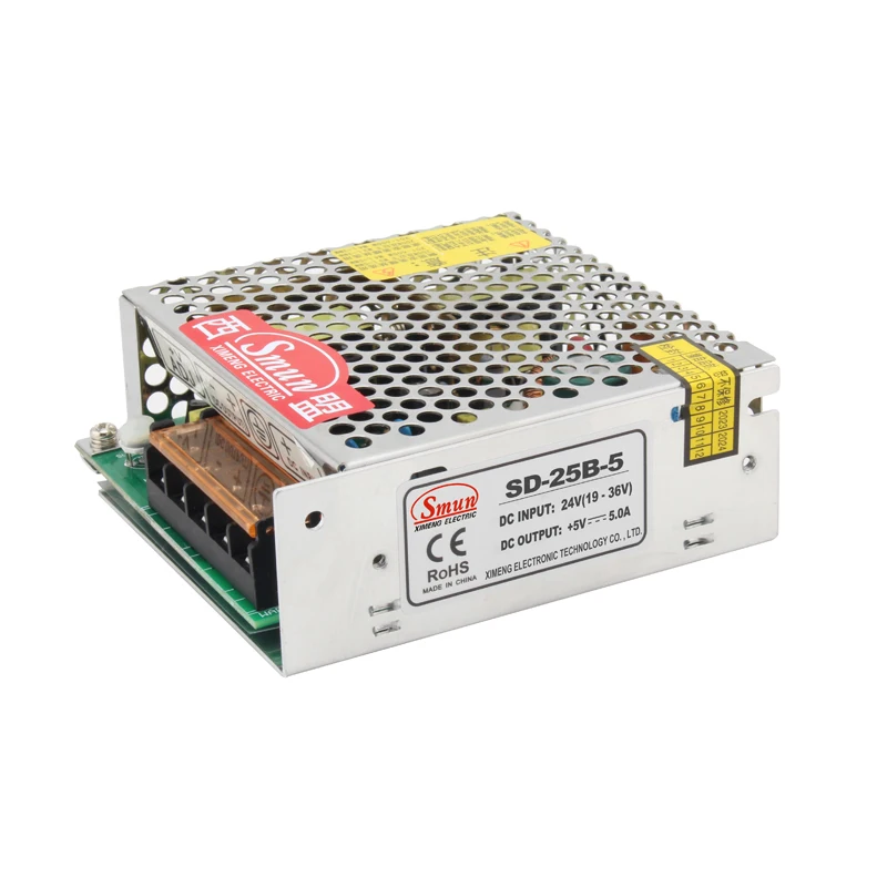 SMUN SD-25 Series Power Supply 5V/12V/24V Single Output DC-DC Converter