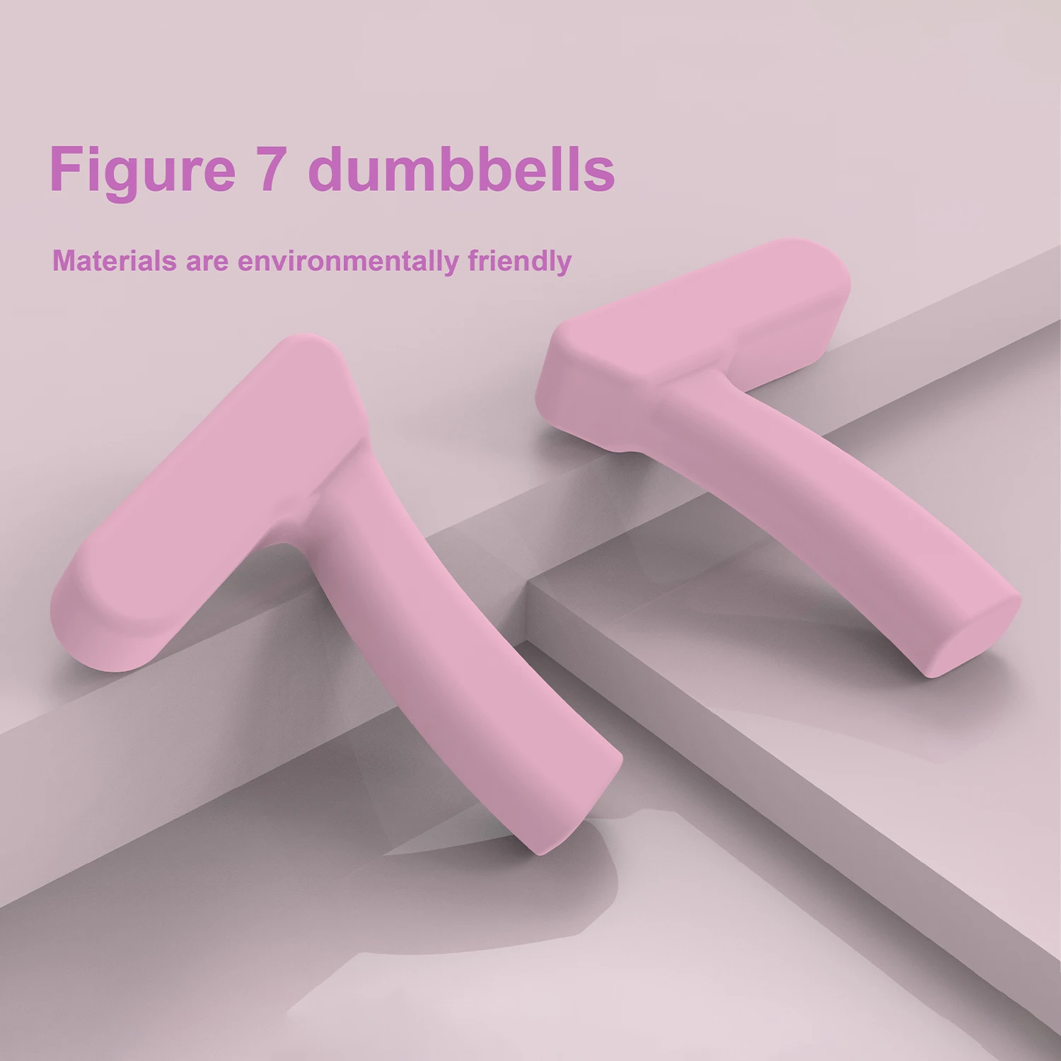Custom Logo Body Building 2kg Pair Professional Fitness Boxing Dumbbells Pink Silicone Casting Iron Dumbbell Hand Weights