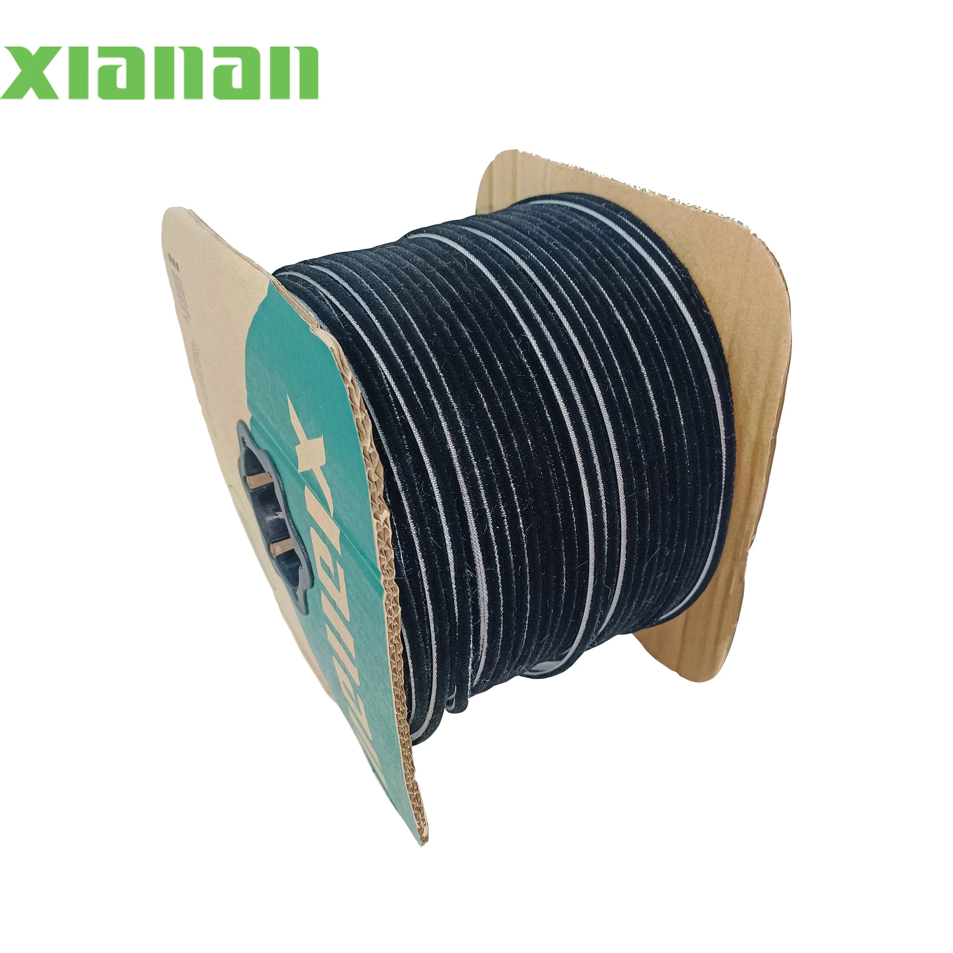 6*6mm 3P2L anti-collision and Wind-proof pile weather brush strip Manufacturer Noise Resistant  100%pp seals doors