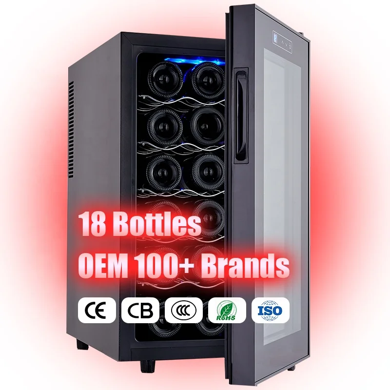 18 Bottles Free-Standing Wine Cellar Refrigerator Frigidaire Wine Cooler