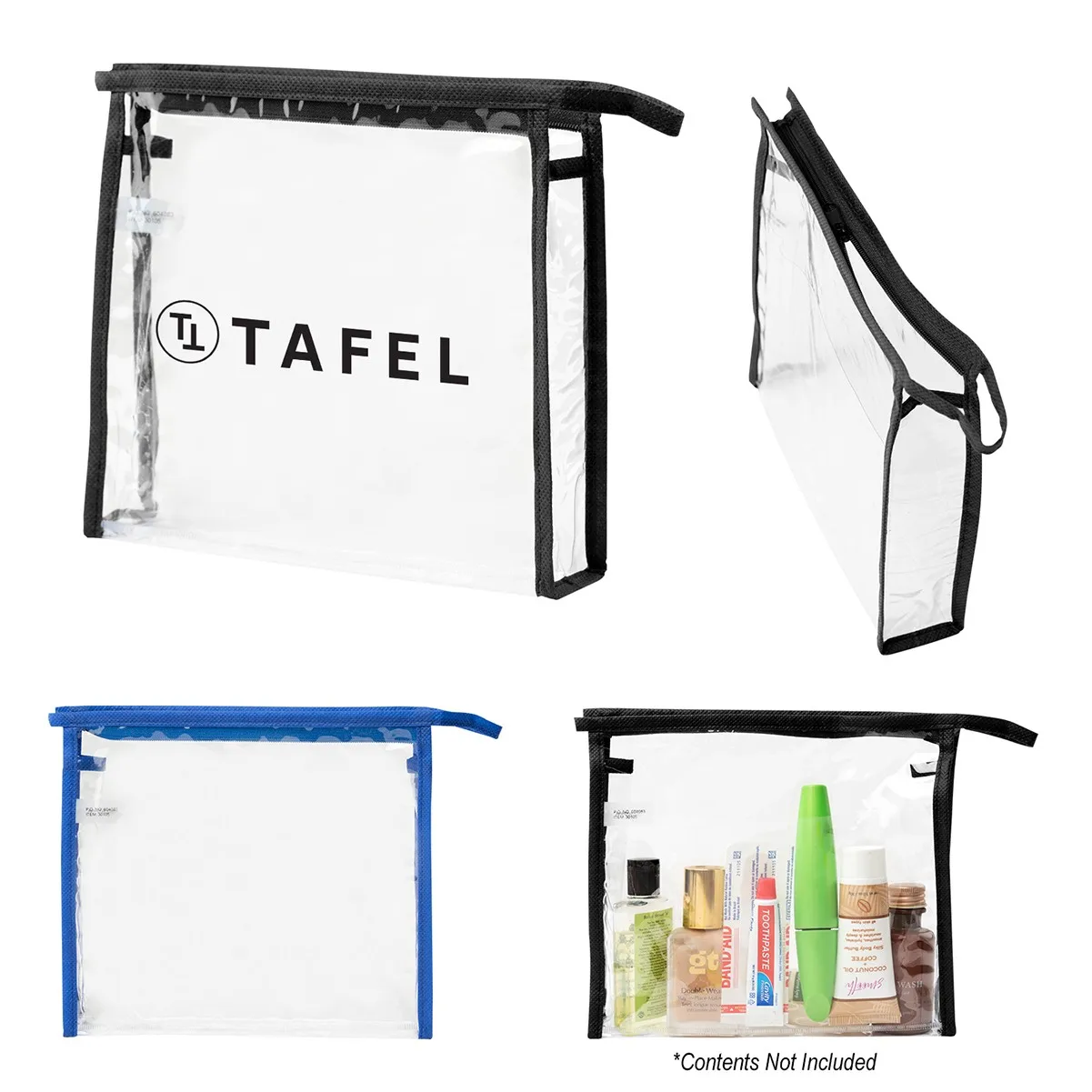 Makeup Carrying Cases Case Toiletry Pouch Unisex Private Label Custom Clear Pvc Cosmetic Travel Bag