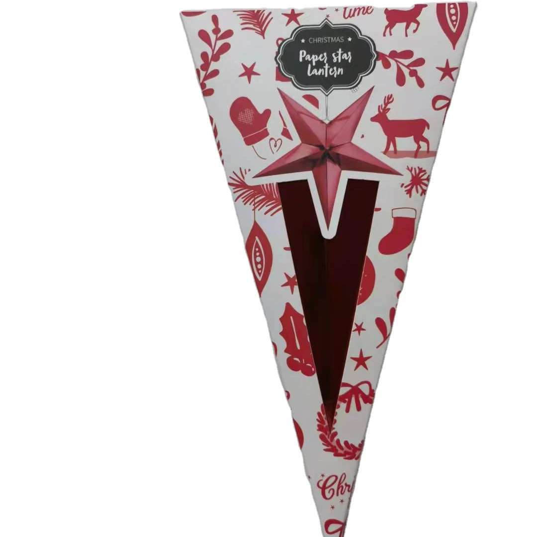 2021 Hot Sale Customization  paper star lantern for Christmas