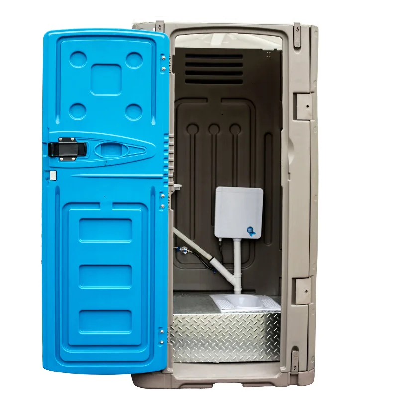 wholesale price HDPE Portable Bathroom  Plastic Outdoor Restroom Prefab mobile bathroom