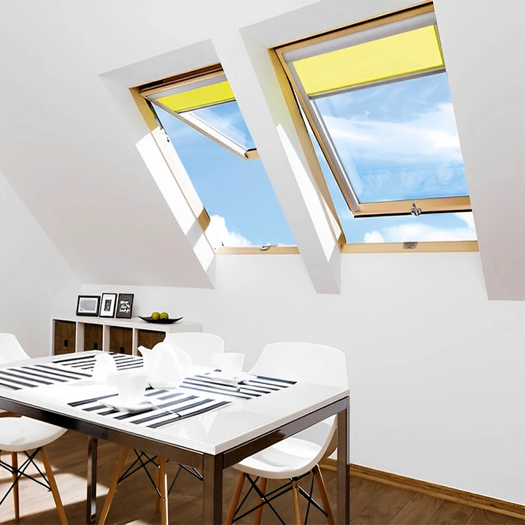 Automatic Retractable Open Air  Roof Skylight Aluminum Alloy Double Glazed High Rise Glass Windows Skylight